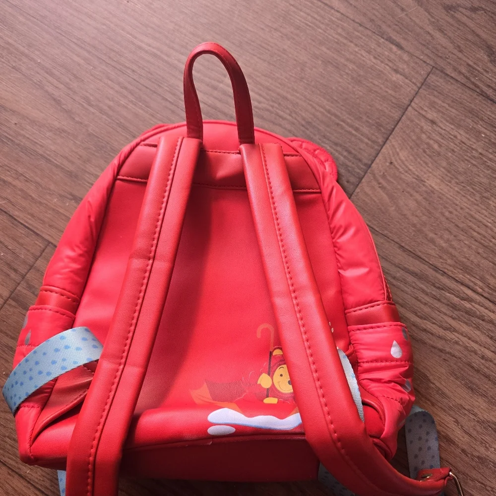 Disney Red Winnie the Pooh Kids Backpack - Picture 5 of 6